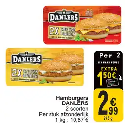 Cora Danlers hamburgers aanbieding