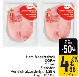Cora Ham Meesterlyck CORA aanbieding