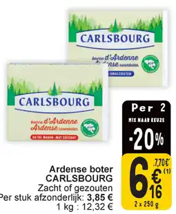 Cora Carlsbourg ardense boter zacht of gezouten aanbieding