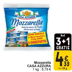 Cora Casa azzura mozzarella aanbieding
