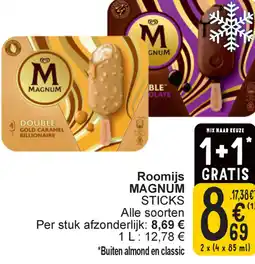 Cora Magnum sticks roomijs aanbieding
