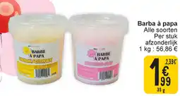 Cora Barba à papa aanbieding