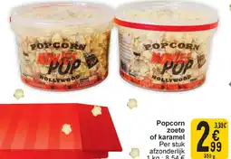 Cora Popcorn zoete of karamel aanbieding