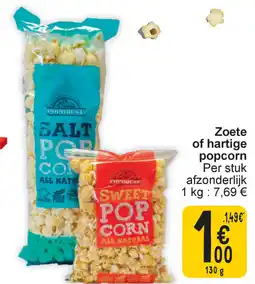 Cora Zoete of hartige popcorn aanbieding
