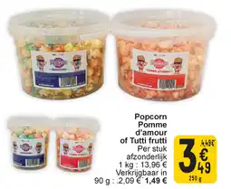 Cora Popcorn Pomme d'amour of Tutti frutti aanbieding