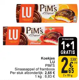 Cora LU pims Koekjes aanbieding