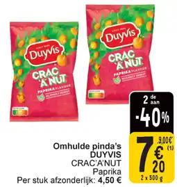 Cora Duyvis crac'a'nut omhulde pinda's aanbieding