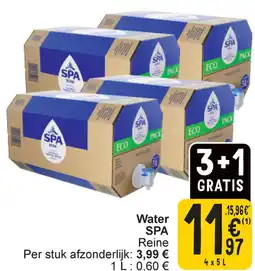 Cora Spa water Reine aanbieding