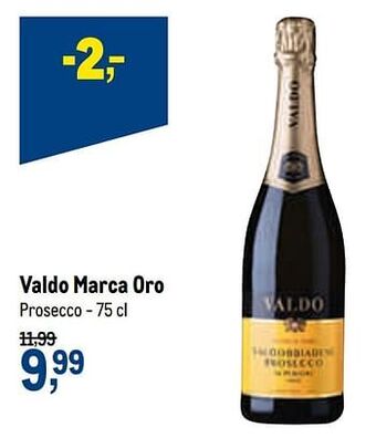 Valdo marca oro prosecco