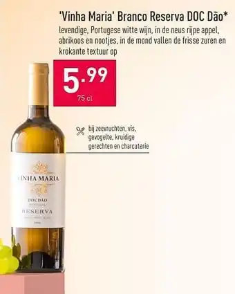 Vinha maria branco reserva doc dão