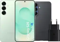 Coolblue Samsung Galaxy S25 128GB Mint 5G + Accessoirepakket aanbieding
