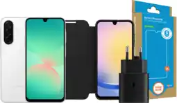 Coolblue Samsung Galaxy A26 128GB Wit 5G + Compleet Accessoirepakket aanbieding
