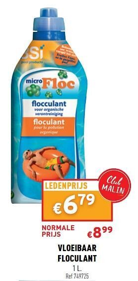 Trafic Vloeibaar floculant aanbieding