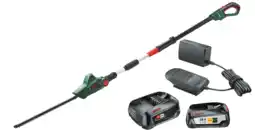 Coolblue Bosch UniversalHedgePole 18 2,5 Ah Batterie (2x) Kit de Démarrage aanbieding