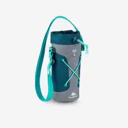Decathlon Isolatiehoes voor drinkfles van 0,75 tot 1 liter voor wandelaars aanbieding