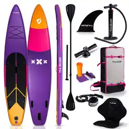 Decathlon Opblaasbaar SUP-board met accessoires THUNDER SHARPE 365cm aanbieding