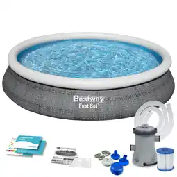 Decathlon Opblaaszwembad Bestway 457 x 84 cm aanbieding