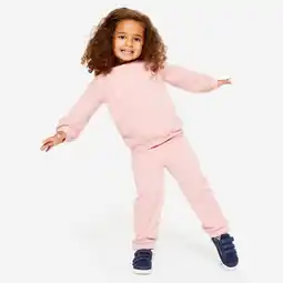 Decathlon Basic trainingspak voor kinderen roze aanbieding