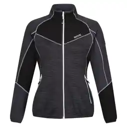 Decathlon Dames Hepley II Full Zip Fleecejack (Afdichting Grijs/Zwart) aanbieding