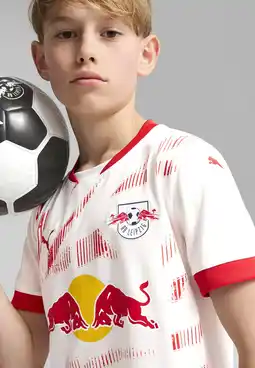 Decathlon RB Leipzig 24/25 thuisshirt voor jongeren PUMA White For All Time Red aanbieding