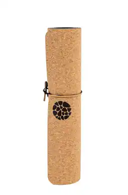 Decathlon Extra comfortabele en lange yogamat - Portugese kurk - 6mm - 205x68cm aanbieding