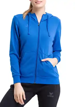 Decathlon Dameshoodie met rits Erima Basic aanbieding