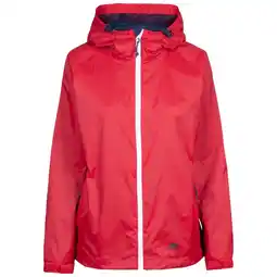Decathlon Dames Tayah II Waterdichte Shell Jas (Rood) aanbieding