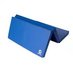 Decathlon Sportmat 210 x 100 x 8 cm groen/grijs opvouwbare zachte vloermat Jeflex aanbieding