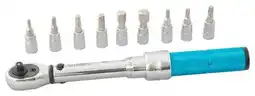 Decathlon Neatt 1/4'' Momentsleutelset 2-14Nm 3/4/5/6/8/10mm T20/25/30 aanbieding
