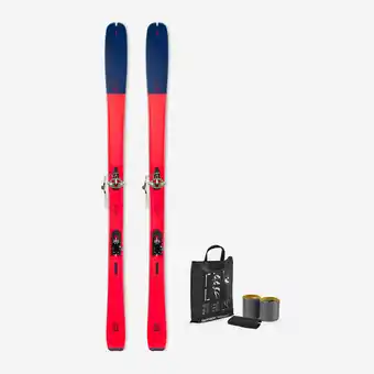 Decathlon SET SKI'S VOOR TOERSKIËN CRUISER 80 + TOUR LIGHT BINDINGEN + STIJGVELLEN aanbieding