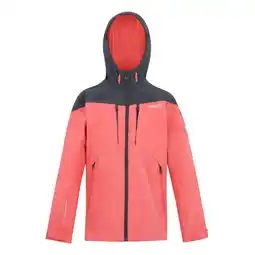 Decathlon Kinder/Kinder Highton VI Waterdichte Jas (Perzik Bloei/Seal Grijs) aanbieding