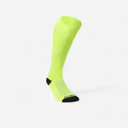 Decathlon Hockeysokken voor volwassenen FH500 fluogroen aanbieding