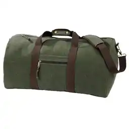 Decathlon Vintage Canvas Holdall Duffelzak 45 Liter (Vintage Militair Groen) aanbieding