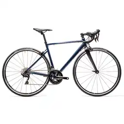 Decathlon Endurance racefiets voor dames 105 EDR AF donkerblauw aanbieding
