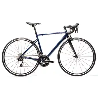 Decathlon Endurance racefiets voor dames 105 EDR AF donkerblauw aanbieding
