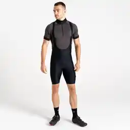 Decathlon Fietskuitbroek Baanwielrennen Heren Bib Straps Padding aanbieding