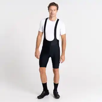 Decathlon Fietskuitbroek Baanwielrennen Heren Bib Straps Padding aanbieding