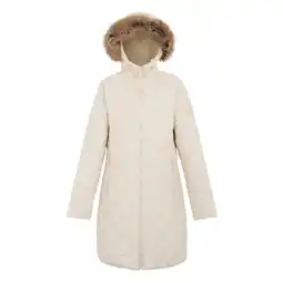 Decathlon Dames Fritha III geĂŻsoleerde parka (Lichte vanille) aanbieding