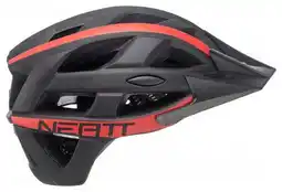 Decathlon Neatt Basalte Race MTB Helm Zwart Rood aanbieding