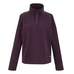 Decathlon Dames Juliette Half Zip Fleece Top (Diepe pruim) aanbieding