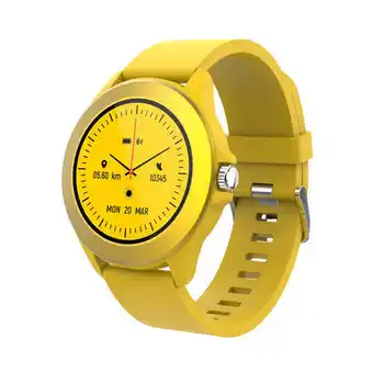 Decathlon Sportieve smartwatch voor tieners Forever Colorum CW-300 xYellow BT 5.0 aanbieding