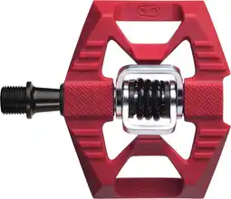 Decathlon Crankbrothers Double Shot 1 Pedalen Rood / Zwart aanbieding