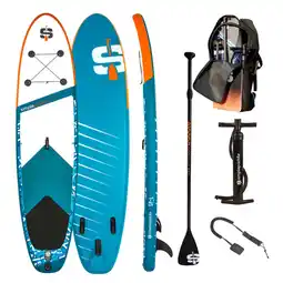 Decathlon Opblaasbaar Paddle L 11' (335 x 81 x 15 cm) met peddel, leash, pomp en draagtas aanbieding