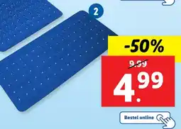 Lidl Antislip bad- of douchemat aanbieding