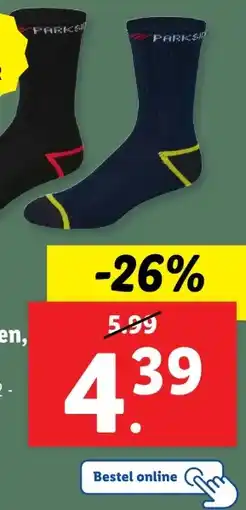 Lidl Werksokken, 5 paar aanbieding