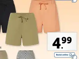 Lidl Short aanbieding