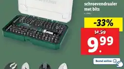 Lidl Ratel-schroevendraaier met bits aanbieding