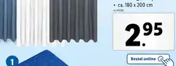 Lidl Douchegordijn aanbieding
