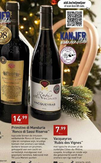 ALDI Primitivo Di Manduria 'ronco Di Sassi Riserva aanbieding