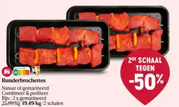 Delhaize Runderbrochettes aanbieding